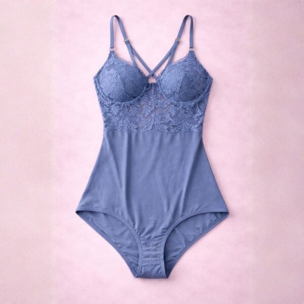 Rose Girl Body Azul Gris