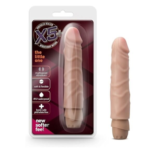 Vibrador Realista Multivelocidad X5 Plus “The Little One” – Blush (Beige)