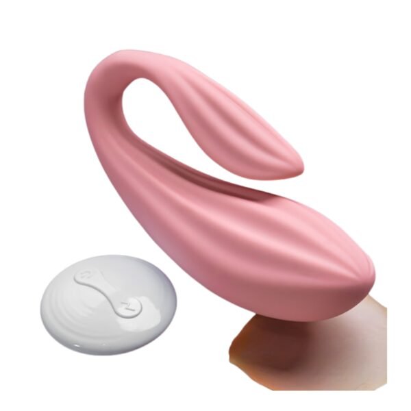 Vibrador Wearable Tipo Ballena con Control Remoto – JIUY (Rosa)