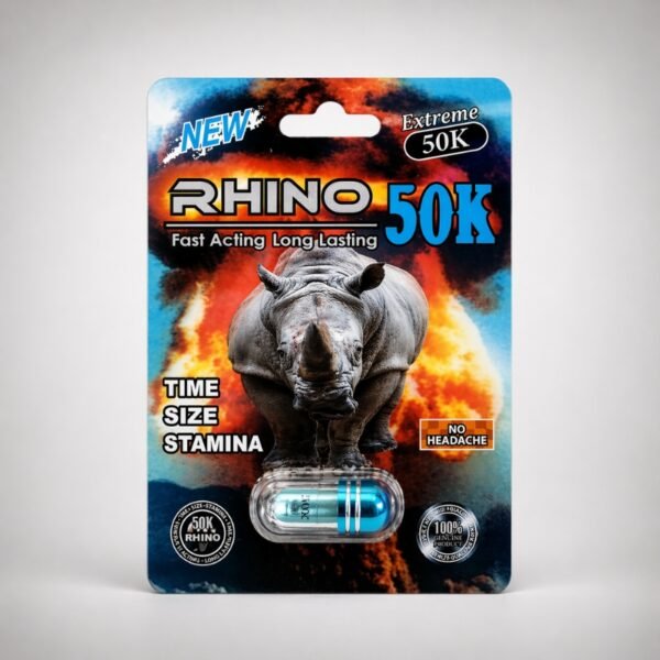 Rhino 7 -50K – Vigorizante Masculino