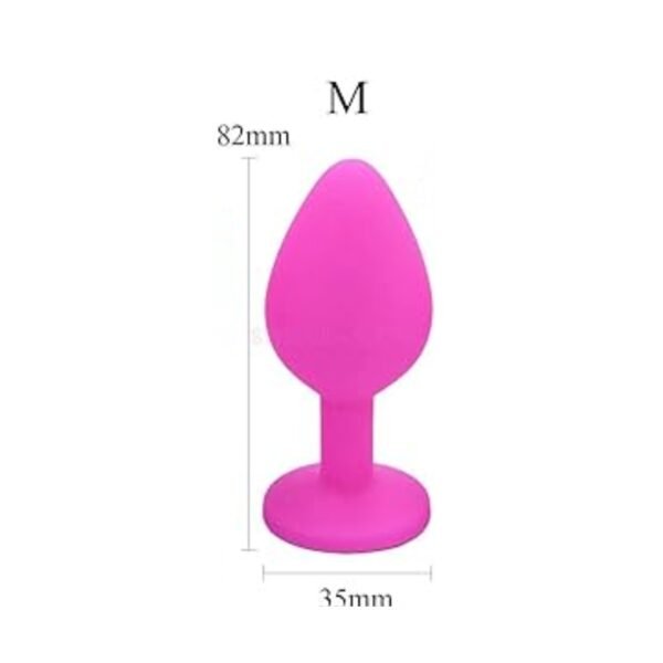 Plug Anal de Silicón Mediano – Rosa