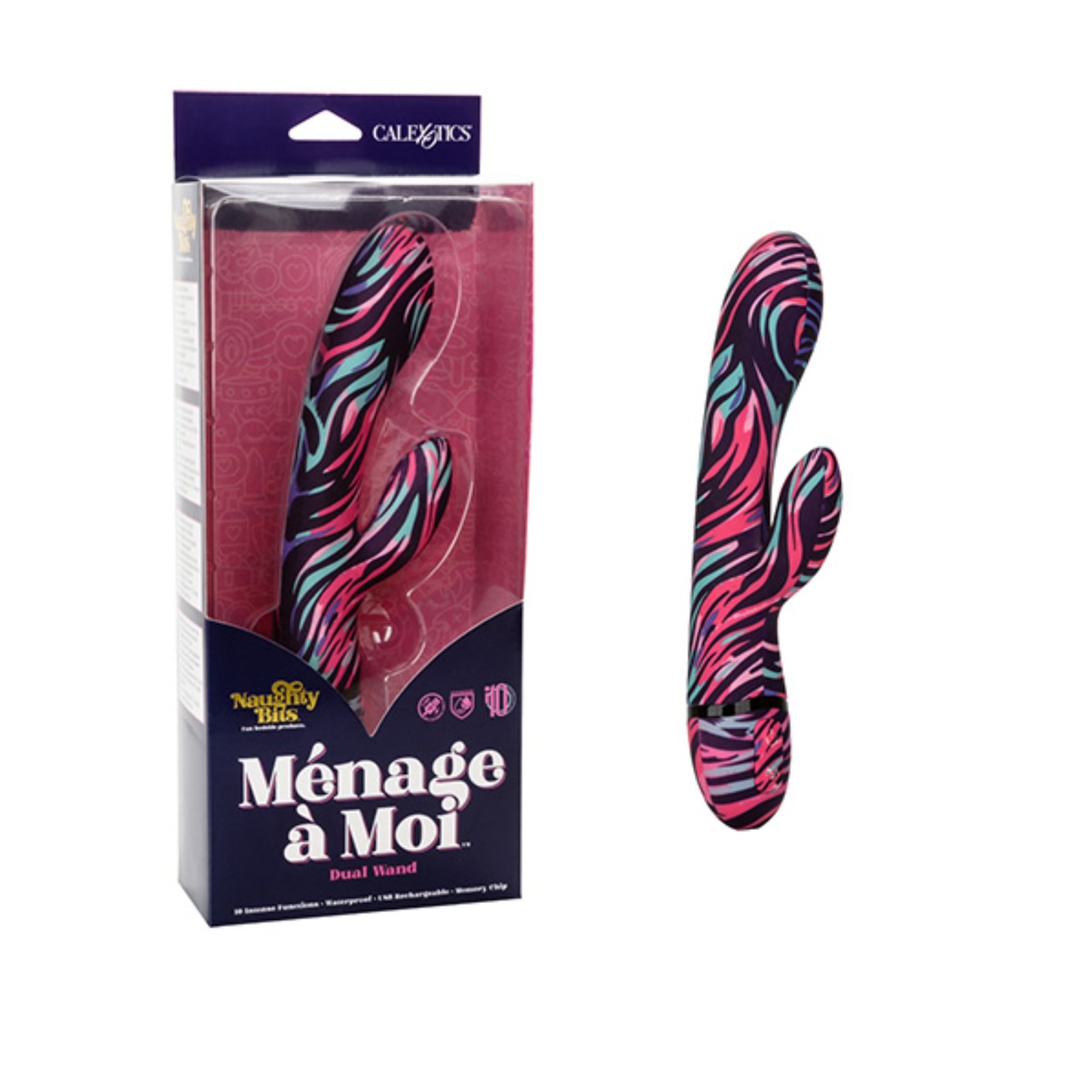 Ménage à Moi Dual Wand- Vibrador de Conejo Recargable