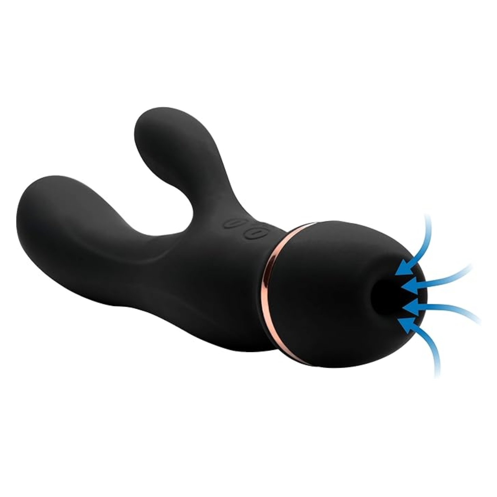 Estimulador de Clítoris y Punto G con Succión y Vibración 3 en 1 Recargable - Shegasm Supreme 3 in 1 Silicone Stimulator - Imagen 5