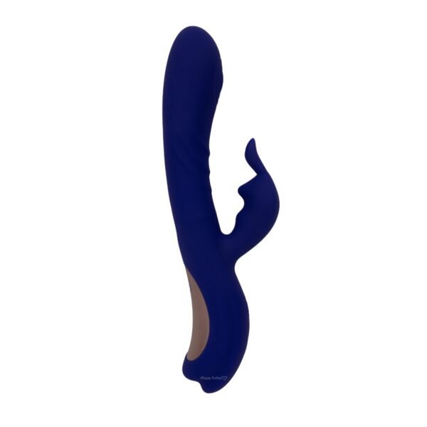 Harper- Vibrador Recargable tipo Conejito de Doble Estimulación para Punto G y Clítoris- Azul