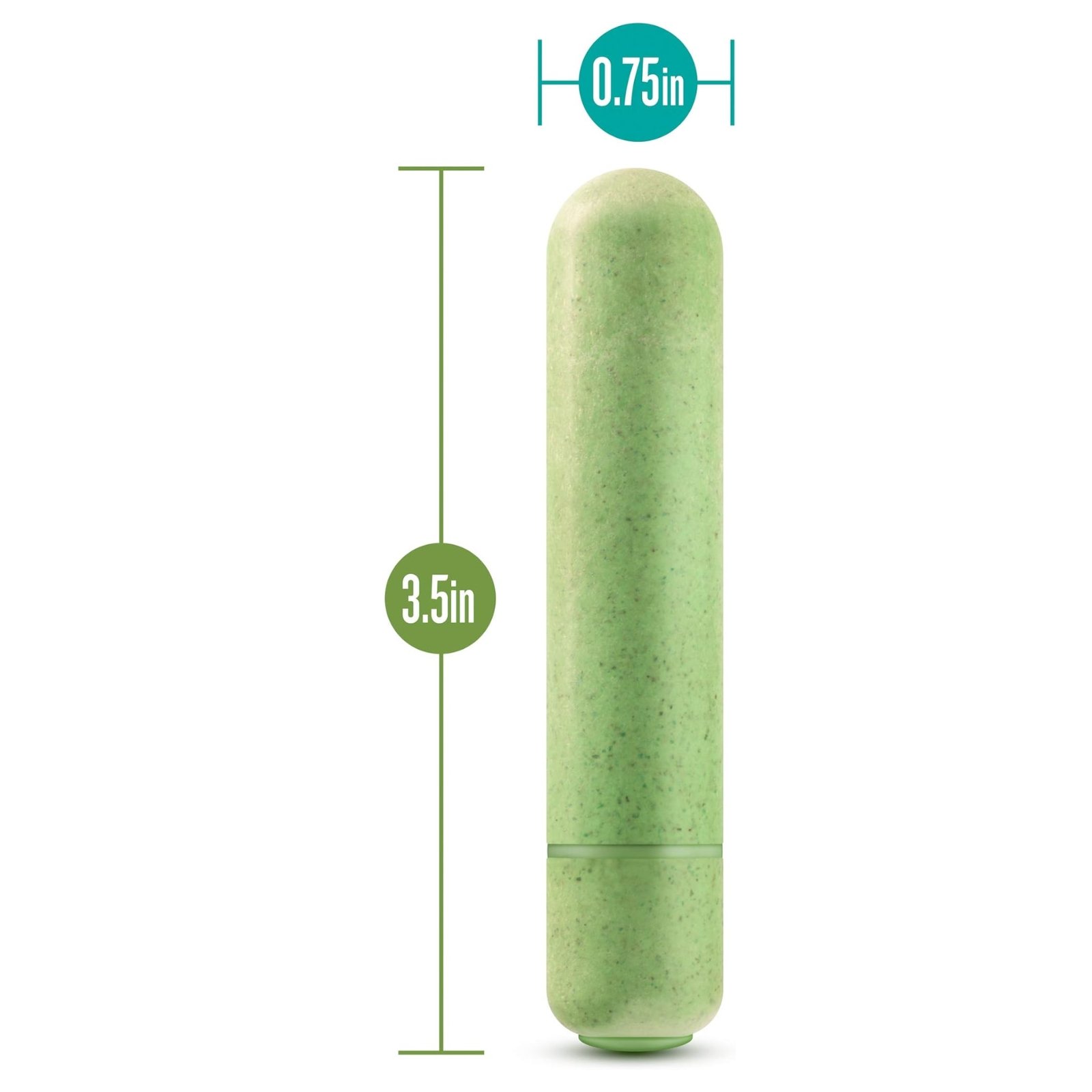 Bala Vibradora Ecológica Verde - Gaia Eco Bullet Verde - Imagen 3