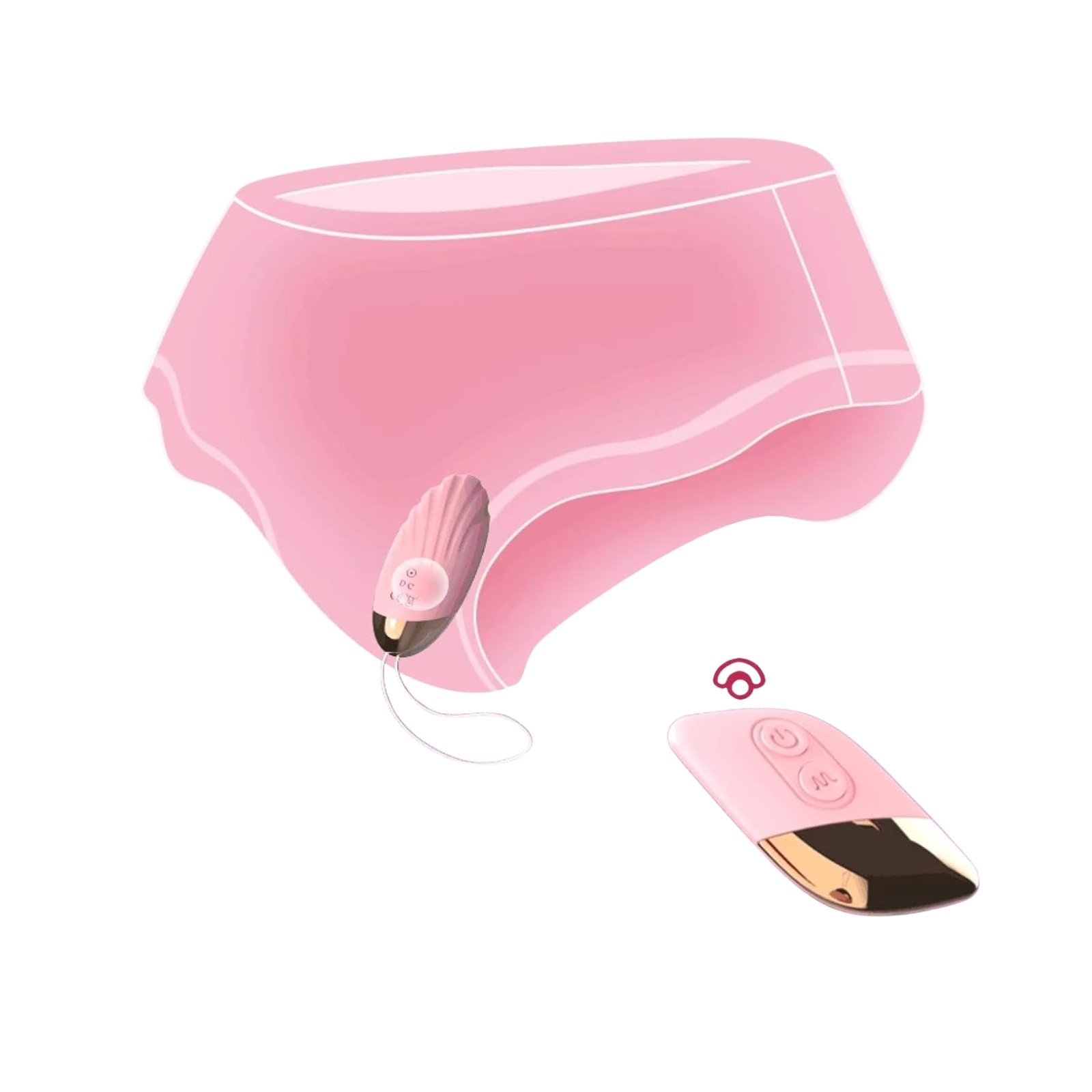 Huevo Vibrador con Control Remoto – Recargable (Rosa) - Imagen 3