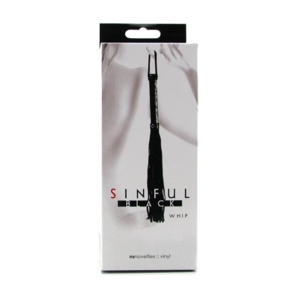 Látigo Azotador Sinful Whip Black