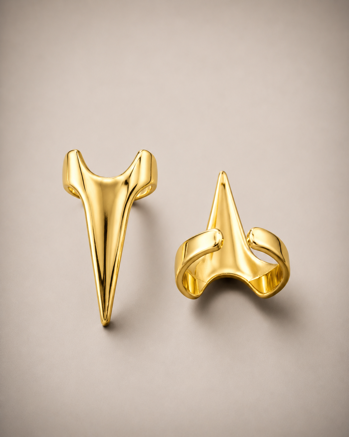 Garritas Metálicas para Estimulación Sensorial-5piezas- Dorado o Plateado