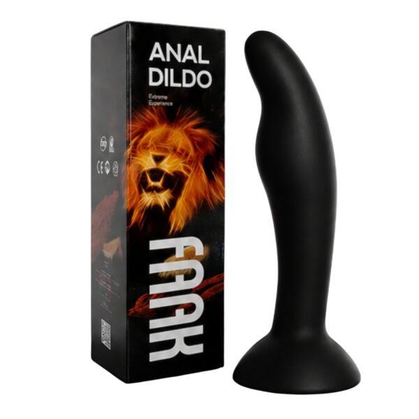 Faak Mini Dildo Anal de Silicona con Ventosa Negro – Faak Tiny Anal Dildo