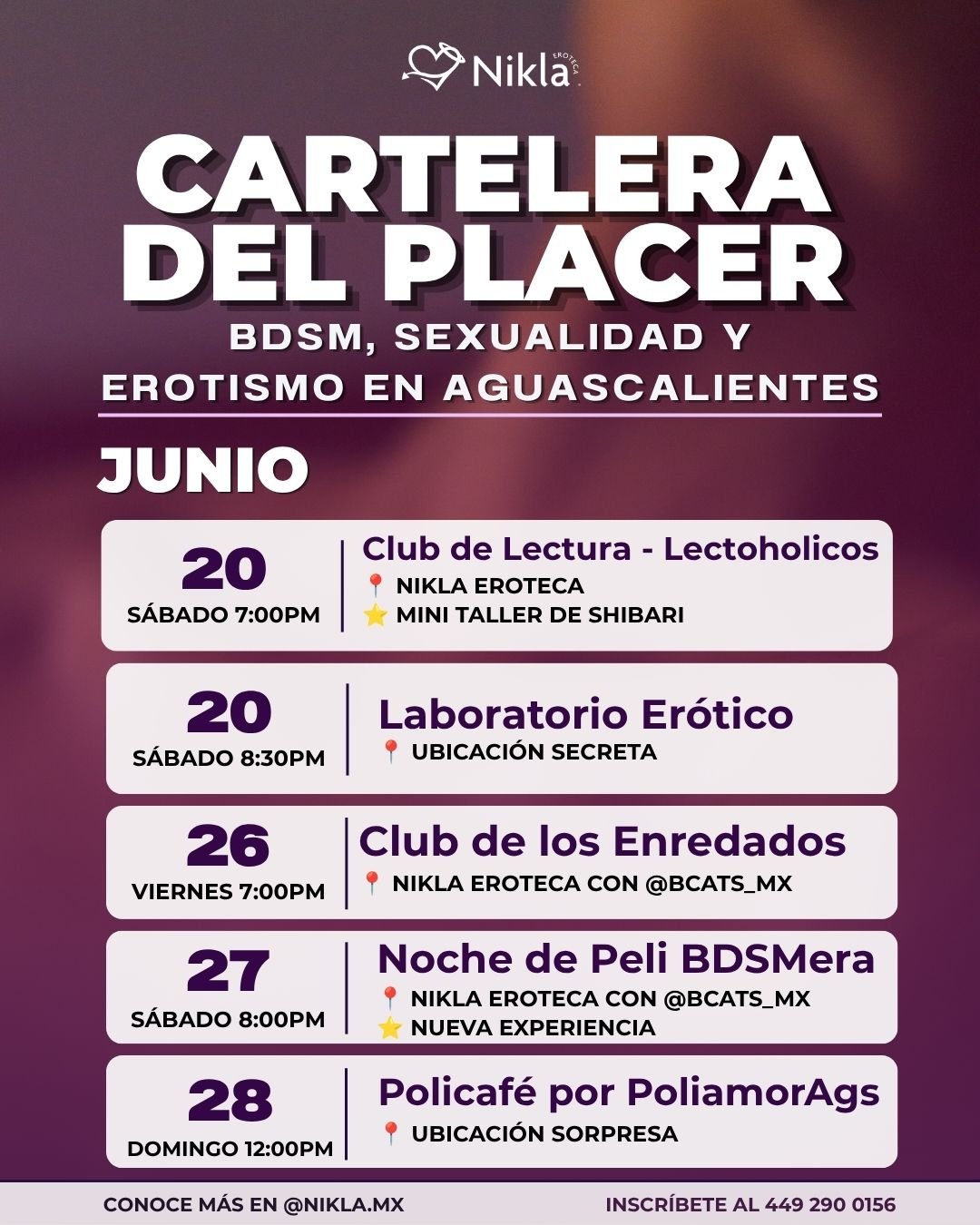 Cartelera del Placer