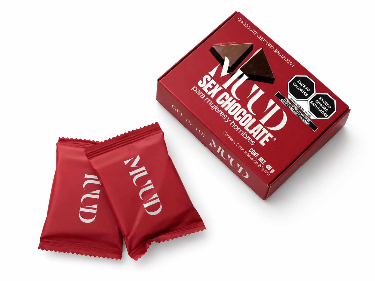 MUUD Sex Chocolate - Afrodisiaco para Parejas - Chocolate Erótico - Imagen 5