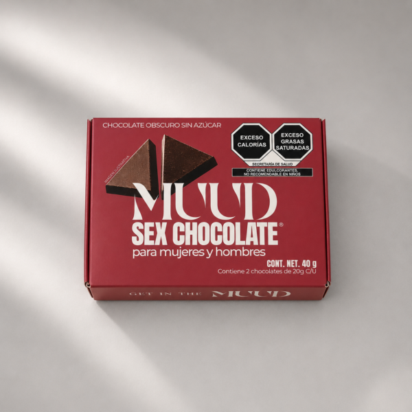 ¡NUEVO! MUUD Sex Chocolate – Afrodisiaco para Parejas – Chocolate Erótico