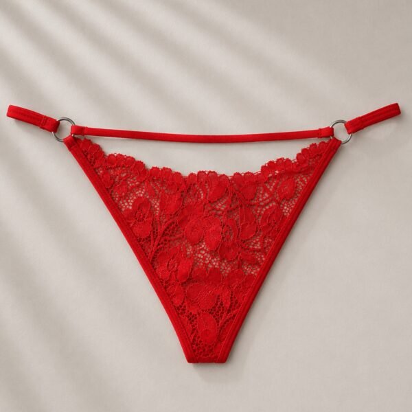 ¡ Nuevo ! – Tanga de Hilo Libea 02 Roja – Unitalla