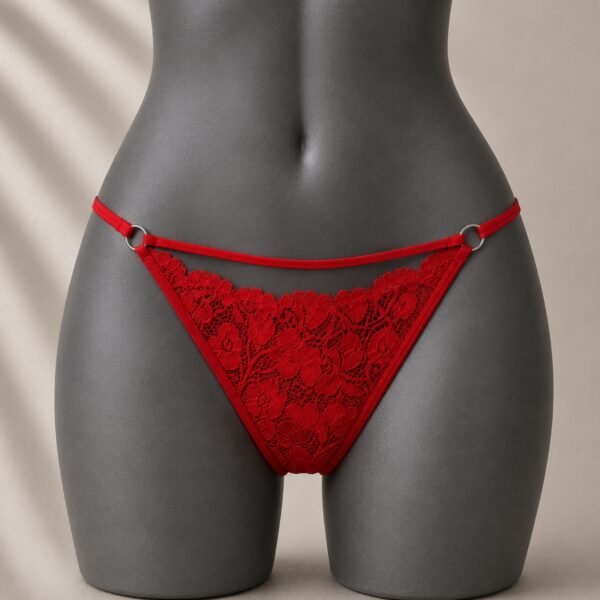 ¡ Nuevo ! – Tanga de Hilo Libea 02 Roja – Unitalla