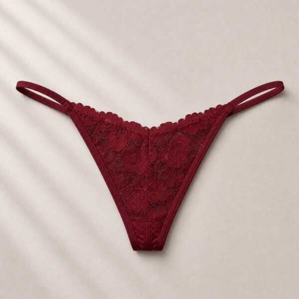 ¡ Nuevo ! – Tanga de Hilo Libea Tinto – Unitalla