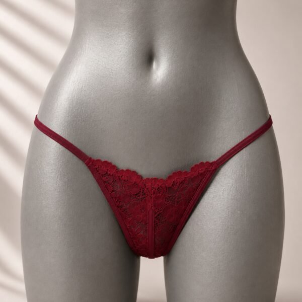 ¡ Nuevo ! – Tanga de Hilo Libea Tinto – Unitalla