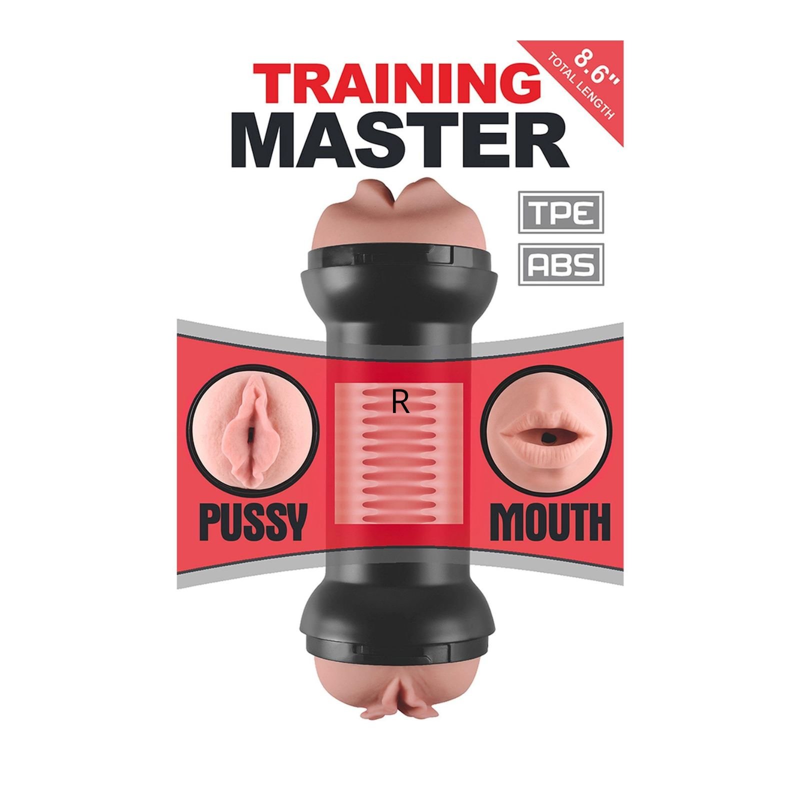 Masturbador masculino de doble entrada Vagina y Boca | Lovetoy Training Master