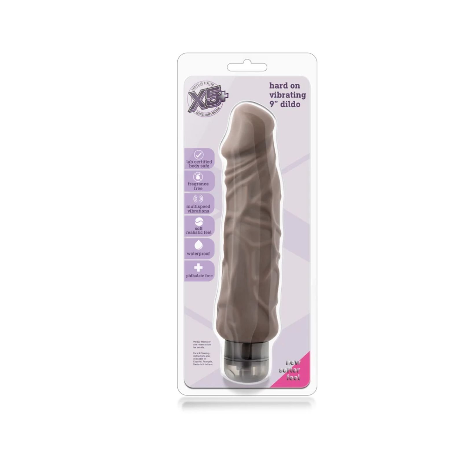 Vibrador Realista Multivelocidad X5 Plus - Hard On Vibrating 9" – Blush Café