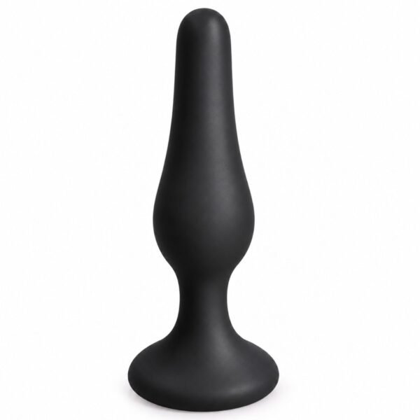 Dilatador anal de silicona negro