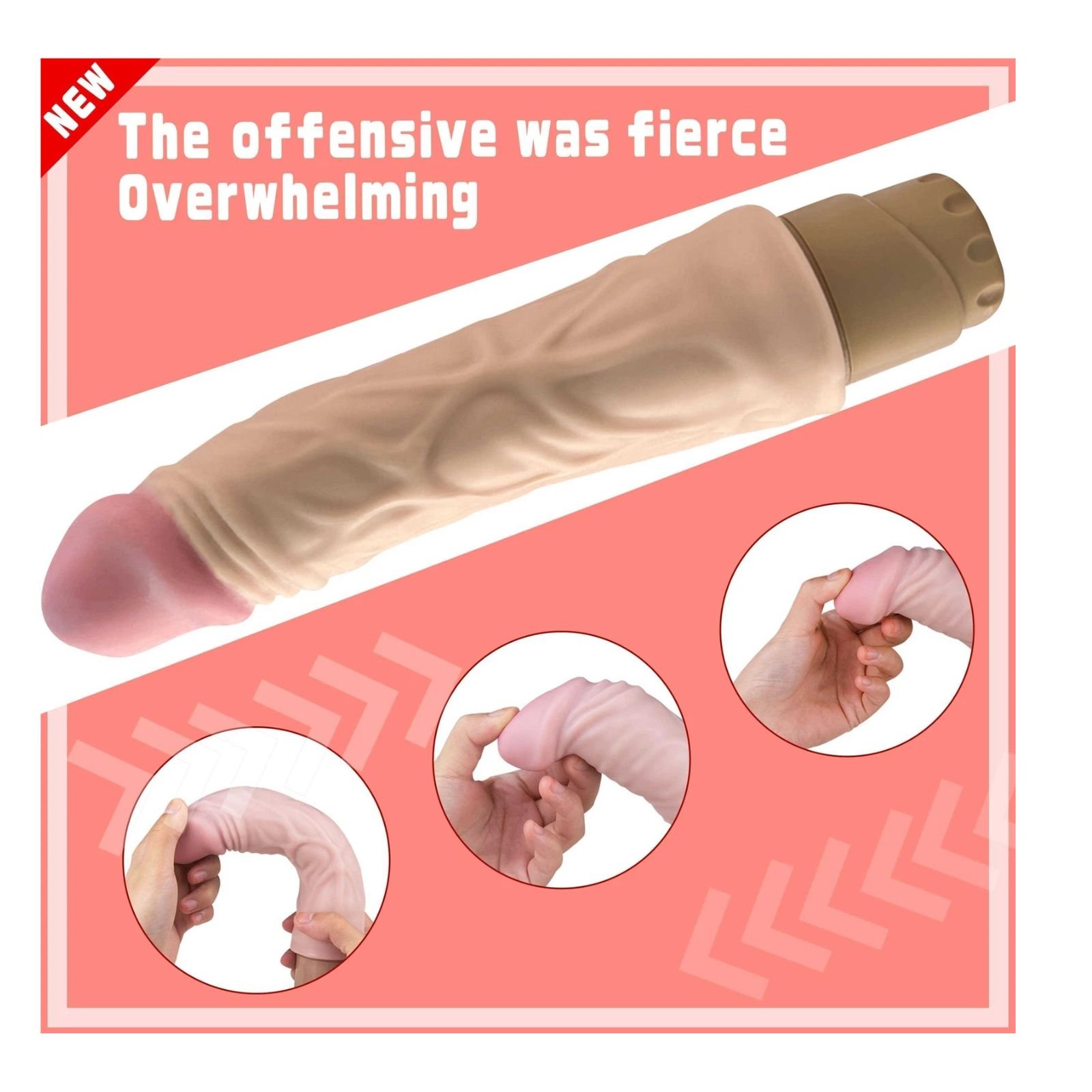Dildo vibrador realista QSDZ-027| Dildo Realista - Imagen 10