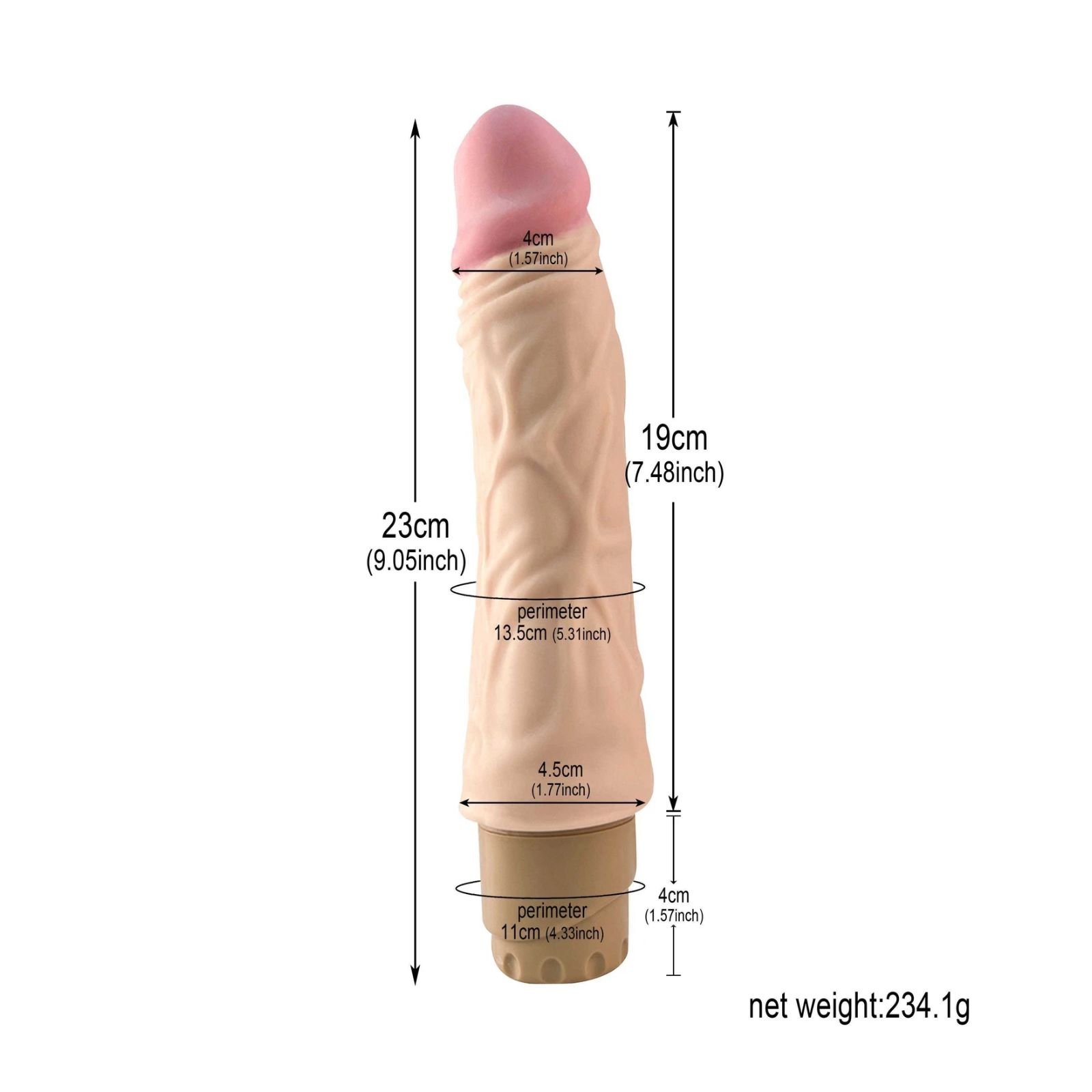Dildo vibrador realista QSDZ-027| Dildo Realista - Imagen 3
